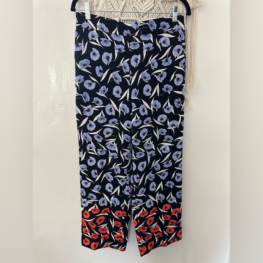 Ann Taylor | floral palazzo wide leg pants